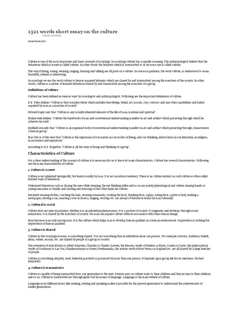Society originates essay meaning and characteristics of society